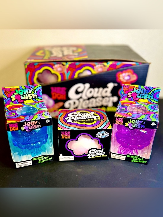 Other - NeeDoh 3 PK BUNDLE ! Cloud Pleaser + 2 JellySquish! Squish Bliss! (New)